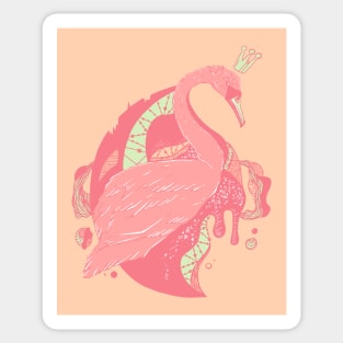 Lpink Swan Queen Sticker